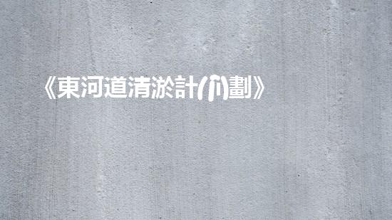 《東河道清淤計(jì)劃》：科學(xué)規(guī)劃，精準(zhǔn)施工，確保清淤效果，提高防洪能力。